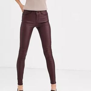 KARL LAGERFELD Coated Skinny Jeans